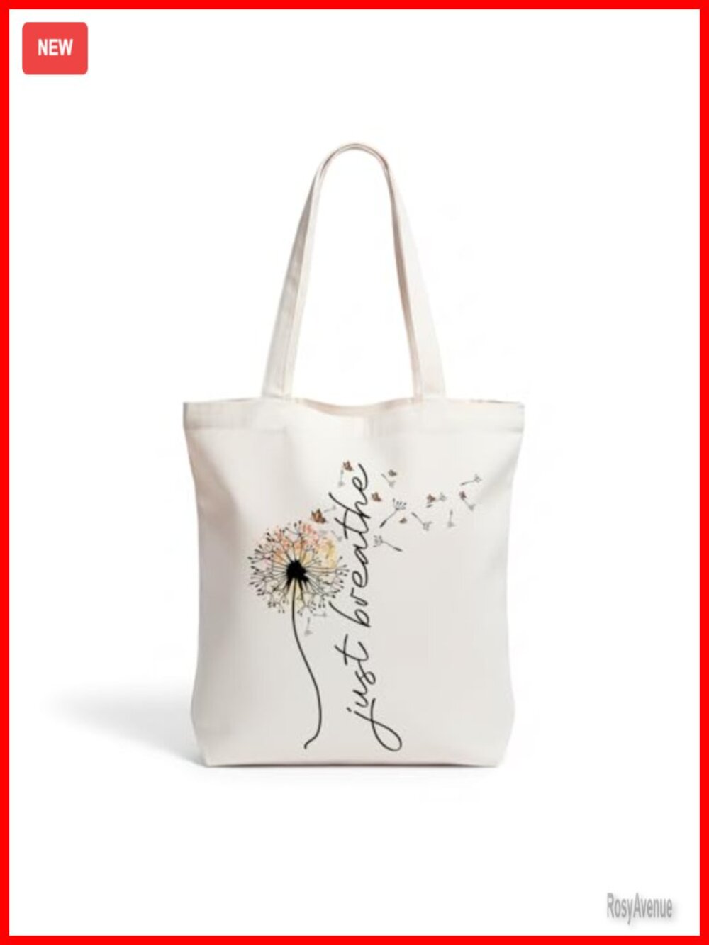 Canvas Tote Bag Leopard Bow Flower Print Reusable Grocery Shoulder Bag